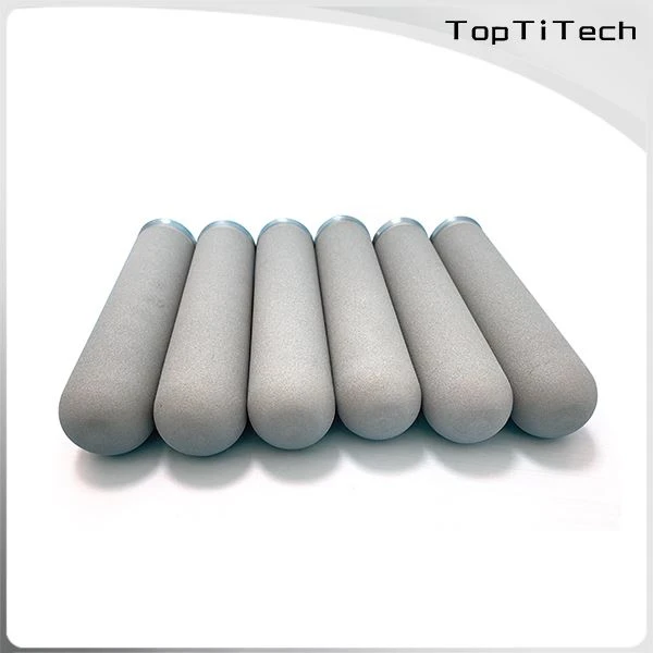 Sintered Titanium Powder Filter With Threaded Interface