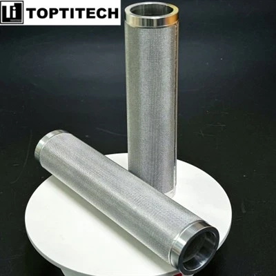 Ống lọc lưới thép không gỉ 304 / 316L thiêu kết
