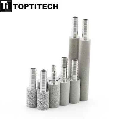 Sparger thép không gỉ thiêu kết cho đá khuếch tán hệ thống phản ứng sinh học