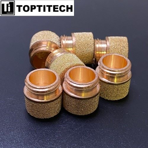 35 Micron Sintered Copper Engine Exhaust Filter Silencer suppliers