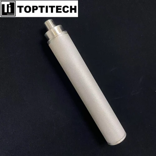 Bộ lọc thiêu kết 5µm Inconel 600 dành cho khí có nhiệt độ cao-có tính ăn mòn